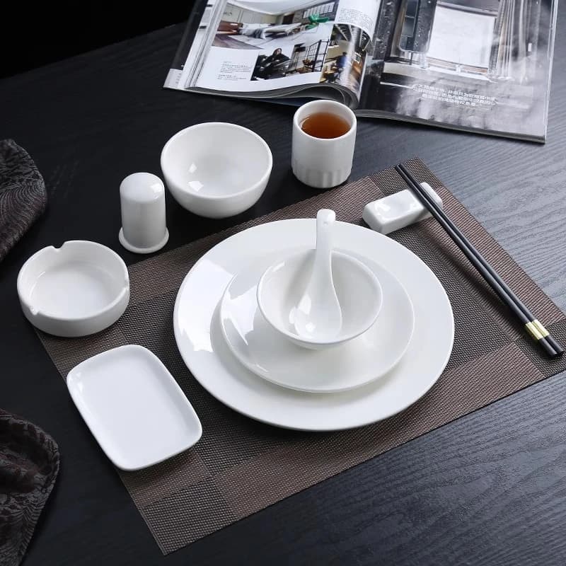 Professional restaurant tableware sets wholesale - commercial grade porcelain dinnerware collection for catering from China factory