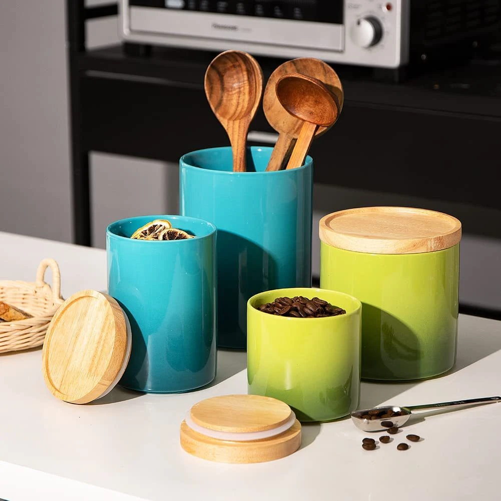 wholesale ceramic storage and condiment jars custom OEM tableware for Horeca bulk buyers
